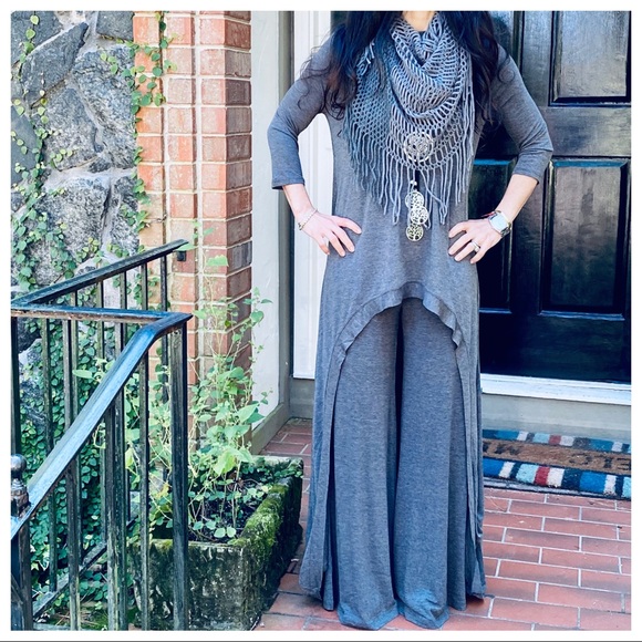 ✨LAST✨Best high low Charcoal grey tunic dress - Picture 5 of 11